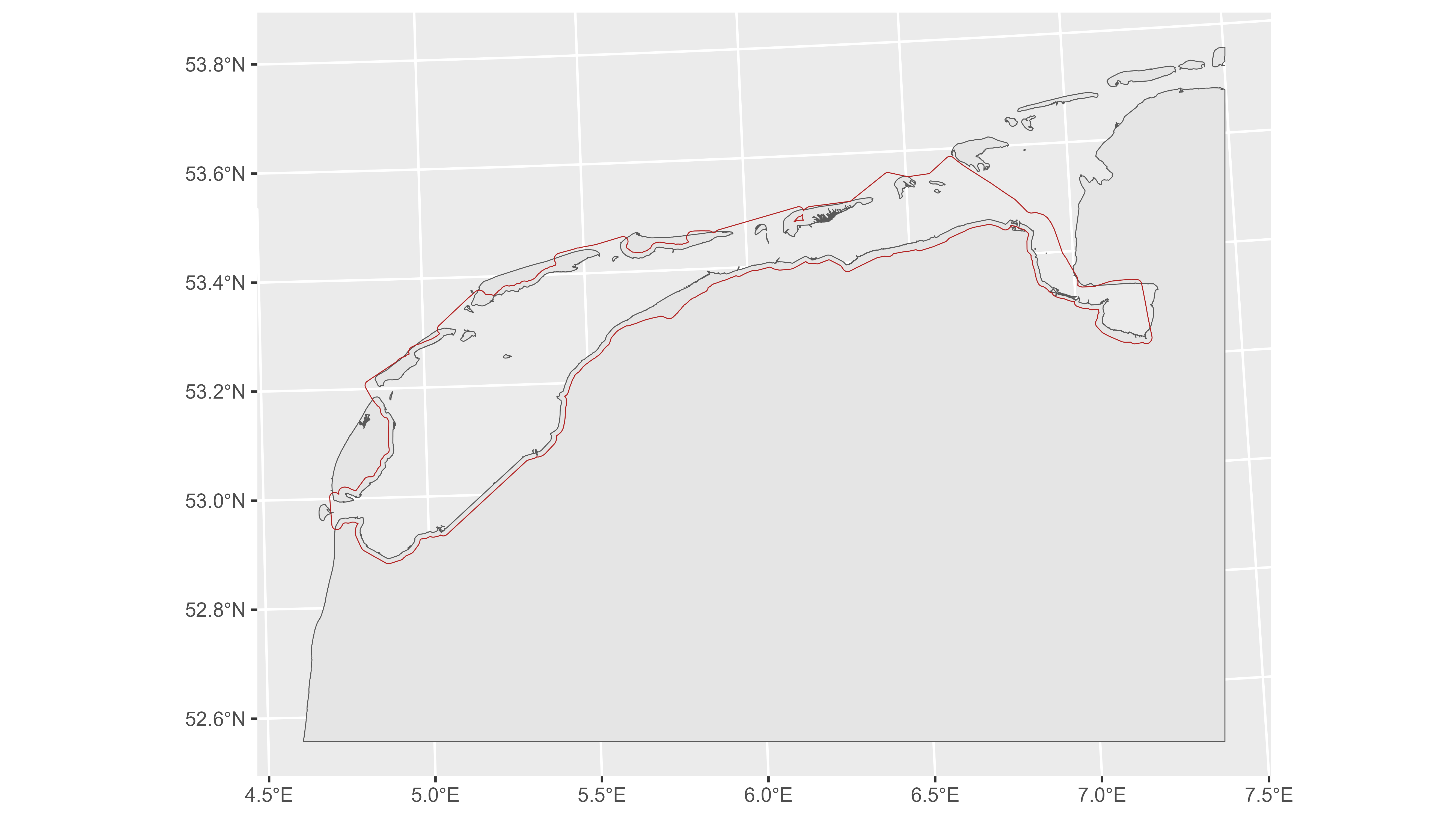 Polygon of the Dutch Wadden Sea