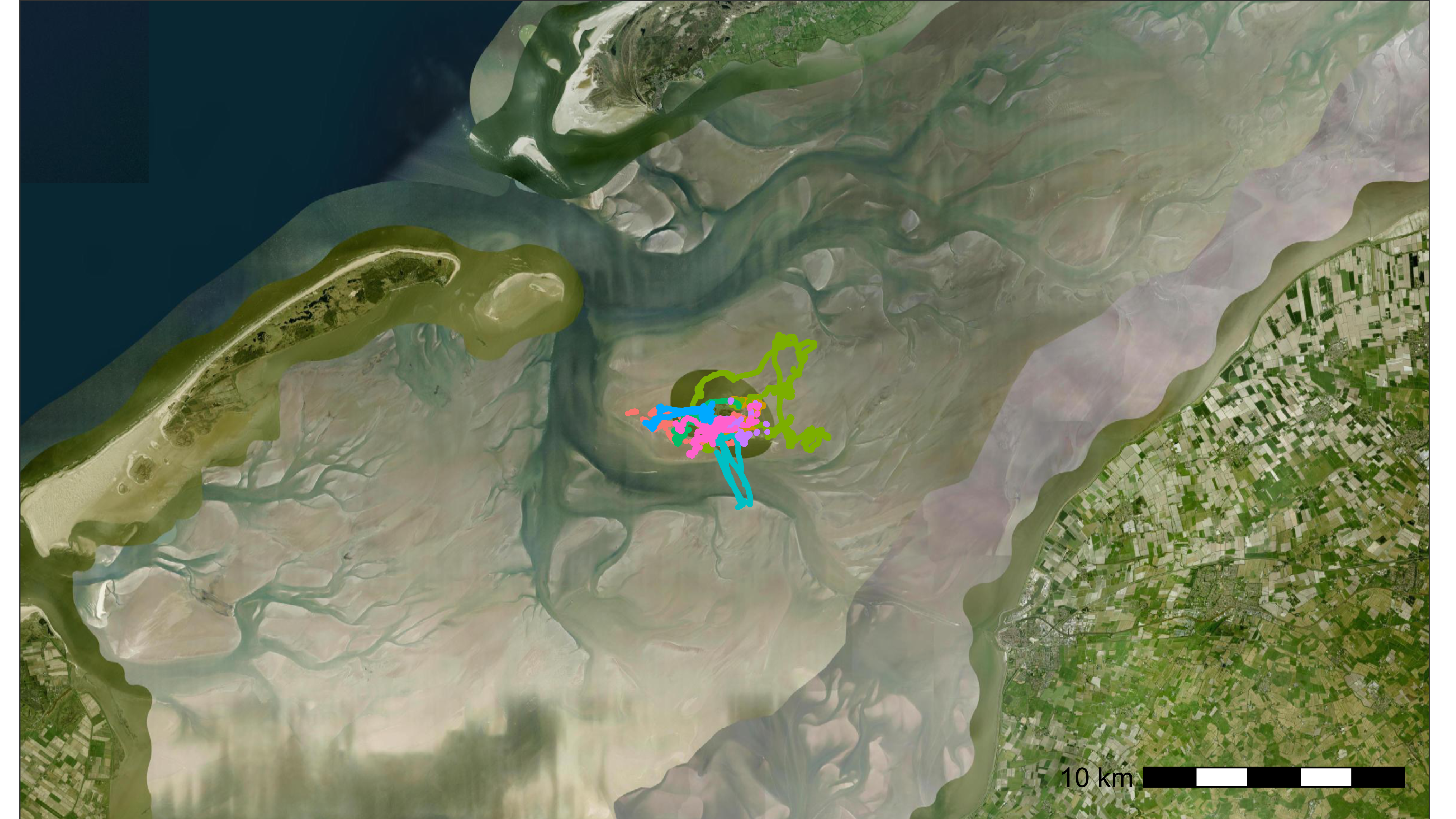 Static map with satellite image using maptiles